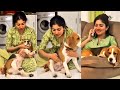 Sai Pallavi Recent Video At Her Home Enjoys Time With Dog Sai Pallavi Dance Saipallavi