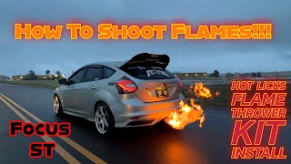 Hot Licks Flame Thrower Kit Install Ford Focus ST