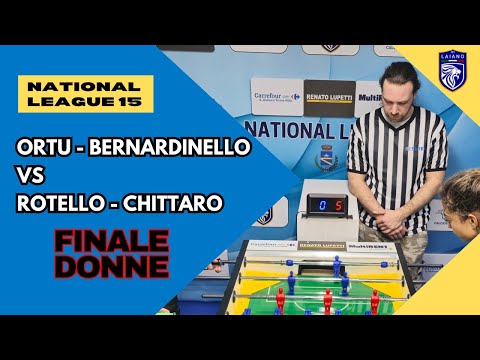 🏆Finale cat. Donne: Ortu - Bernardinello VS Rotello - Chittaro  | National League 15