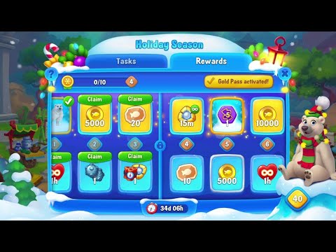 @Fishdom Level 9092. Holiday Season Event Level 4 Unlocked.