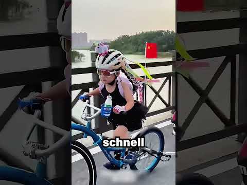 Dieses Mädchen nahm ihren Bruder auf dem Fahrrad mit 🤯