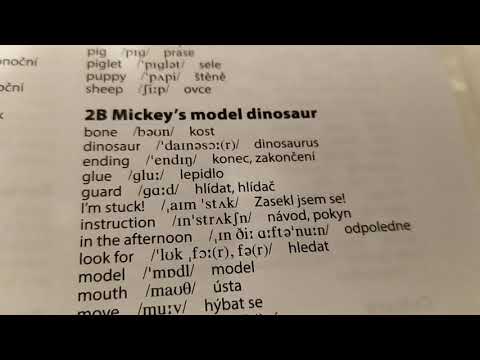 Project 2 slovíčka Unit 2A, 2B, 2C