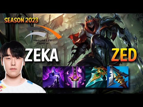 HLE Zeka ZED vs ZOE Mid - KR Ranked