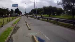 preview picture of video 'Ciclorrutas Bogota Carrera 30 y Autopista Norte hasta la 170'