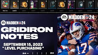 MADDEN 24 FIELD PASS LEVEL PURCHASING {GOOD OR BAD) GRIDIRON NOTES