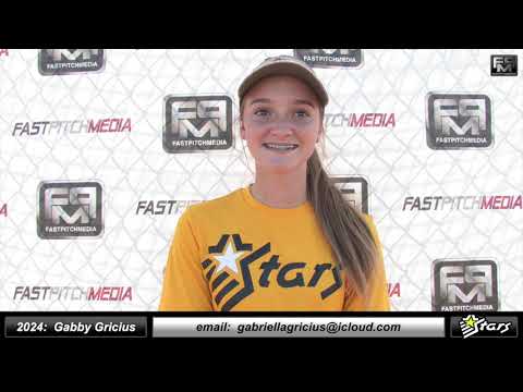 2024 Gabby Gricius Athletic Middle Infielder and Outfield Softball Skills Video - Colorado Stars
