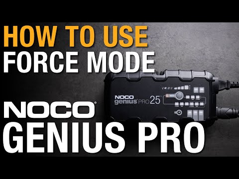 How to Use Force Mode on NOCO GENIUS PRO