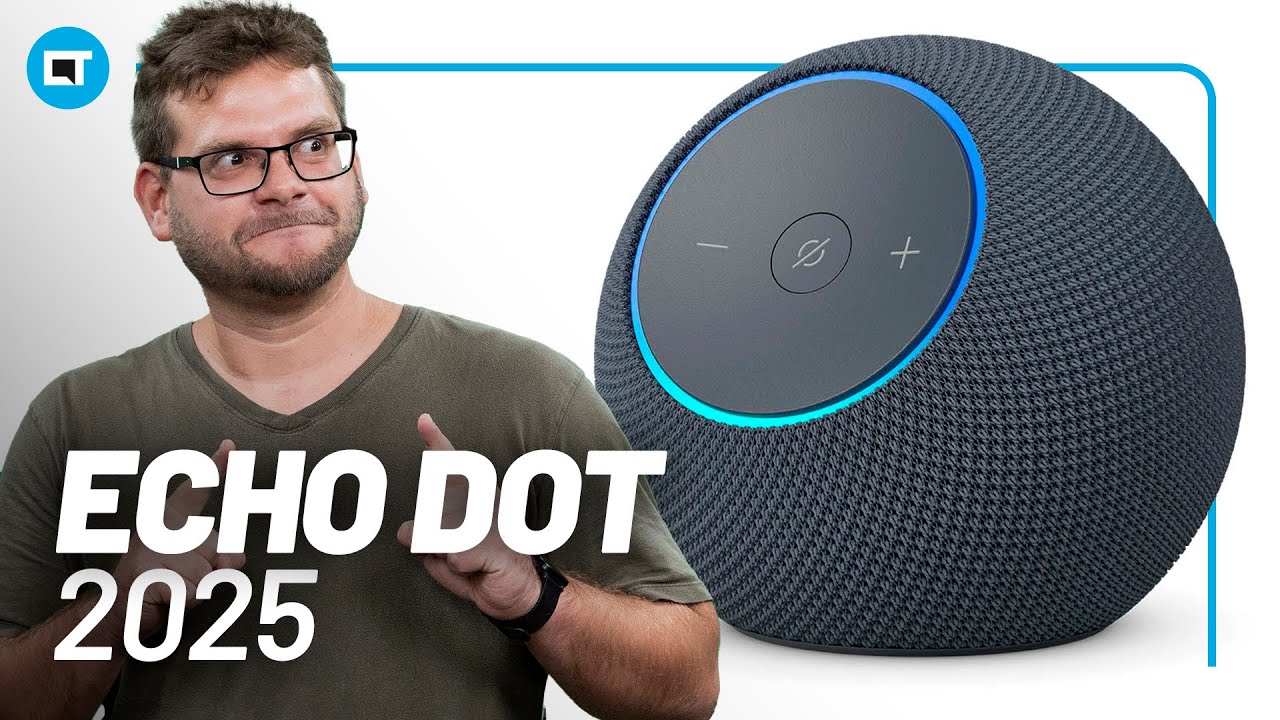 Miniatura da avaliação em vídeo de Smart Speaker Amazon Echo Dot (Geração mais recente) Branco