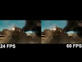 Transformers devastator 24fps vs 60fps comparison