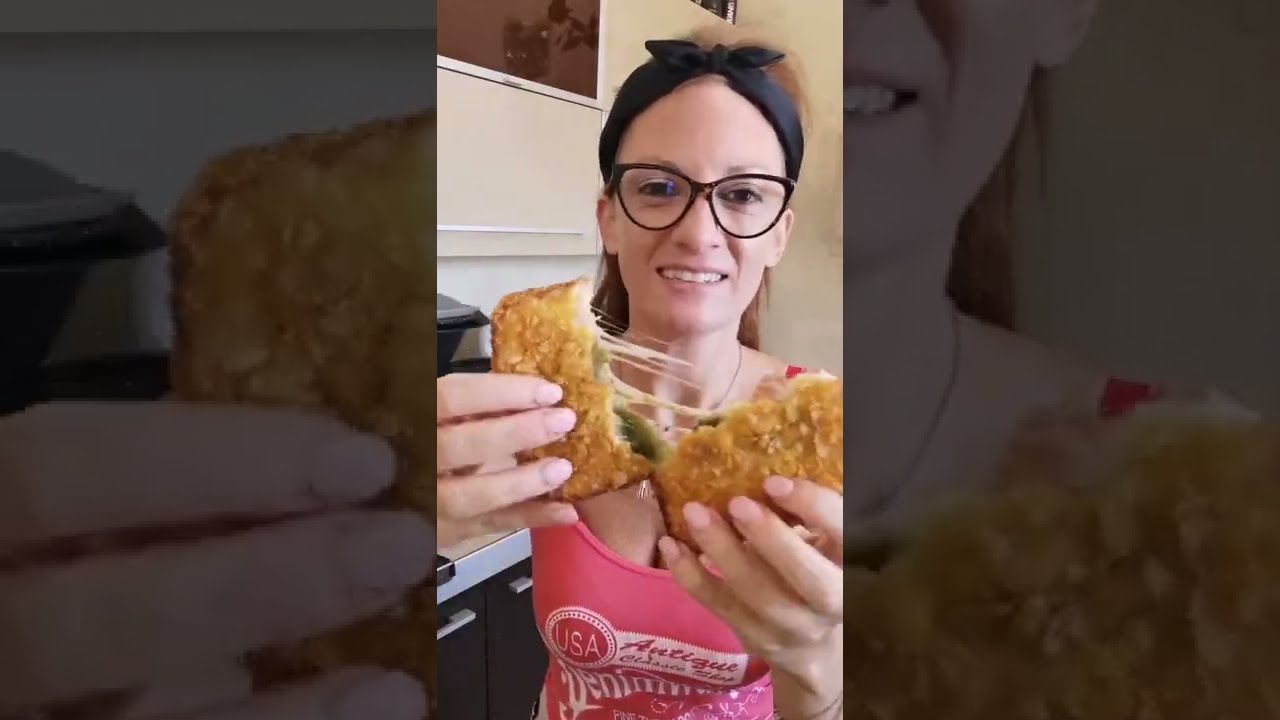 MOZZARELLA IN CARROZZA IN FRIGGITRICE AD ARIA