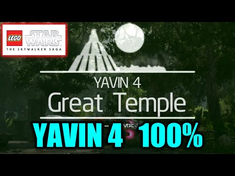 Yavin 4 - Space & Great Temple 100% - All Collectibles - Lego Star Wars The Skywalker Saga