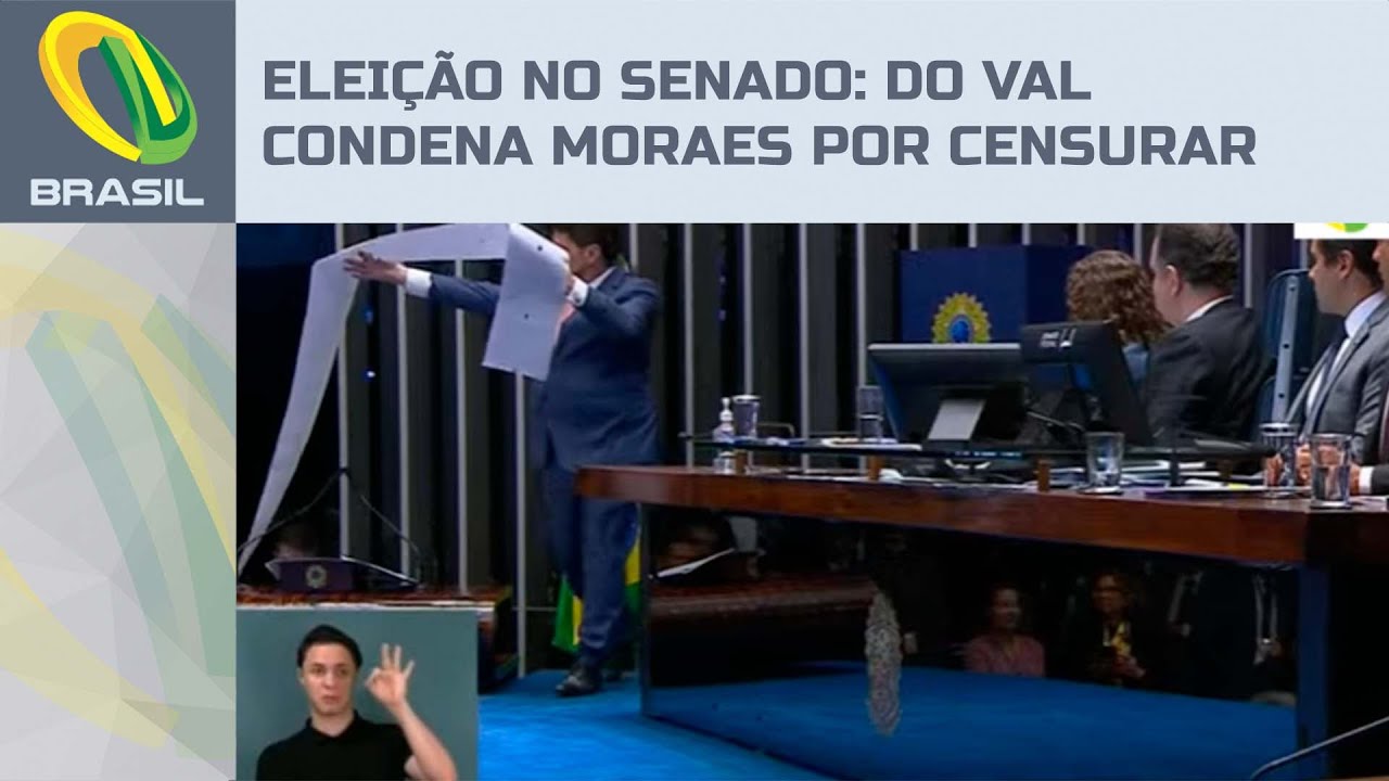 Eleição no Senado: Marcos do Val diz que não existe democracia no Brasil e afirma estar censurado