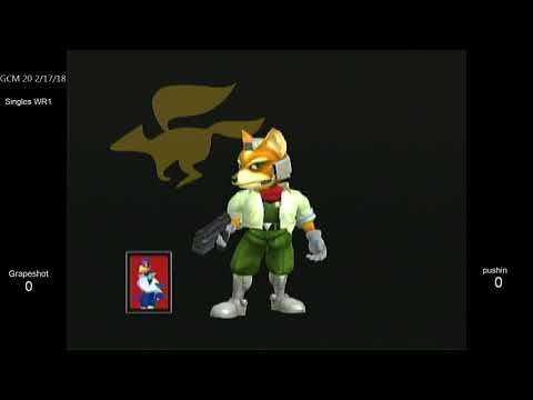GSS 69 SSBM - Grapeshot (Falco) vs. pushin (Fox) - Melee WR1
