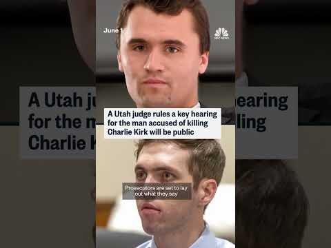 Judge rules hearing for Charlie Kirk suspect will be public