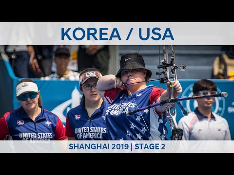 Korea v USA – compound women's team gold | Shanghai 2019 World Cup S2