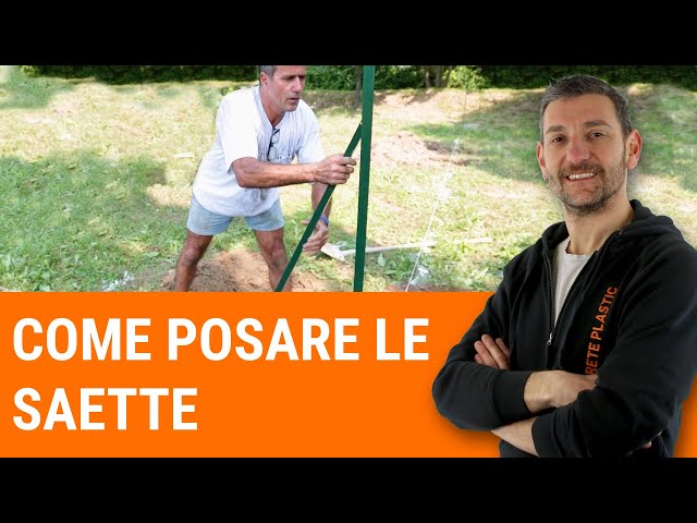 Come posare le saette in una recinzione