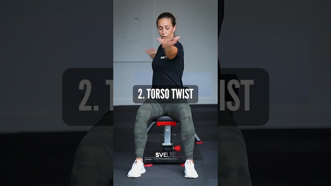 Low Impact Sitting Belly Fat Workout For Fat Burning