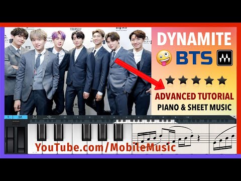 Dynamite Bts Advanced Piano Tutorial With Sheet Music Mobilemusic Mobilemusic
