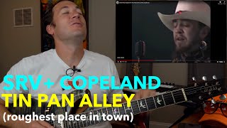 Guitar Teacher REACTS: Stevie Ray Vaughan - Tin Pan Alley (with Johnny Copeland) | LIVE 4K