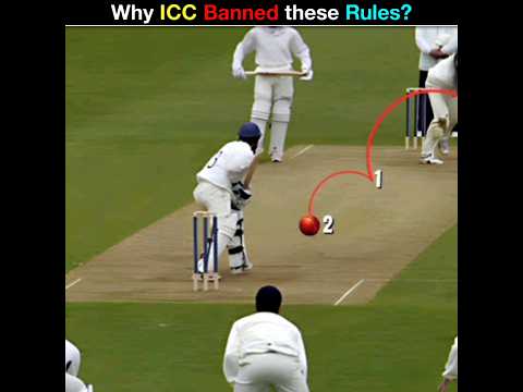 3 Cricket Rules Banned by ICC! #cricketshorts