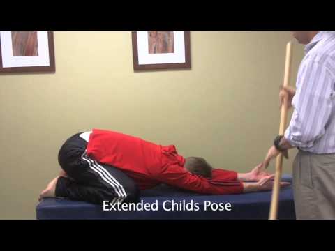 Extended Childs pose, Prone