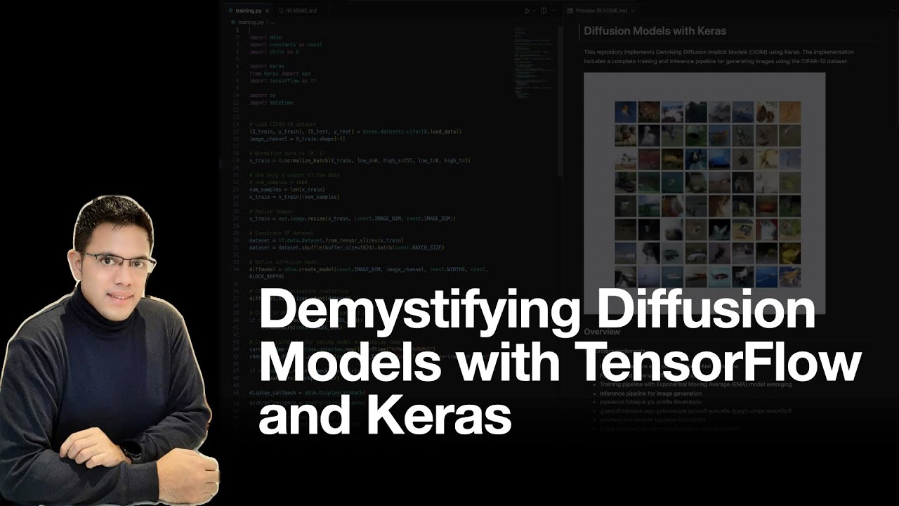 Demystifying Diffusion Models with TensorFlow and Keras 3