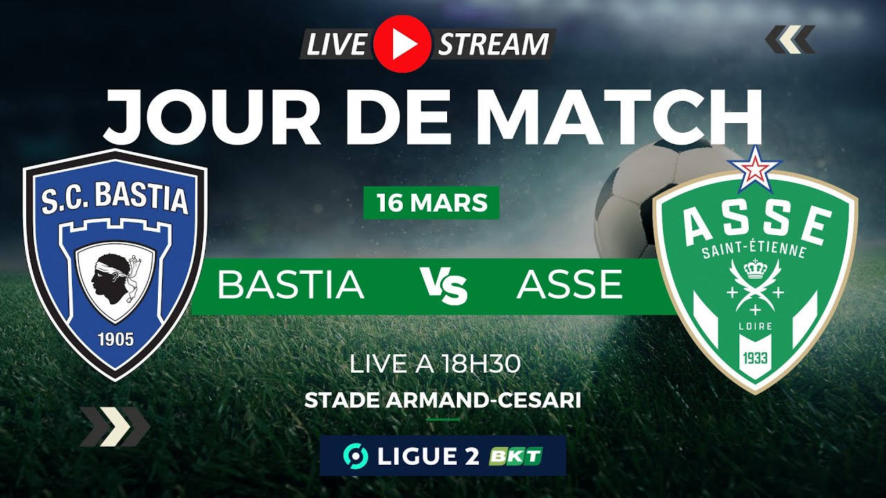 Bastia vs Saint-Étienne highlights