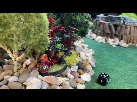 Warhammer 40,000 Battle Report. Orks vs. Drukhari. Arms Race. Game 2