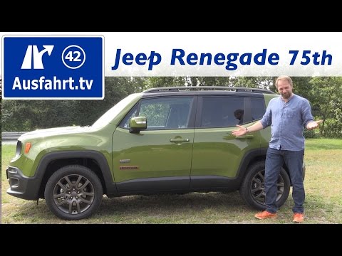 2016 Jeep Renegade “75th Anniversary” 2.0 MultiJet AWD - Fahrbericht der Probefahrt, Test, Review