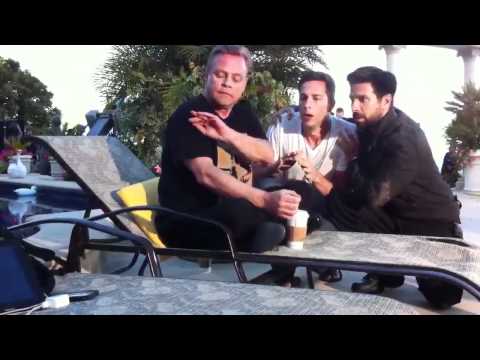 Mark Hamill, Zachary Levi and Josh Gomez - The Force @ BTS Chuck Season 5