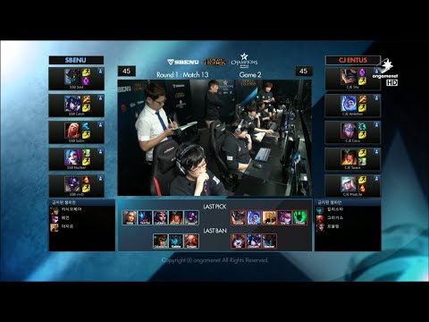 CJ vs SSB Game 2 Highlights (Champions Korea Summer 2015)