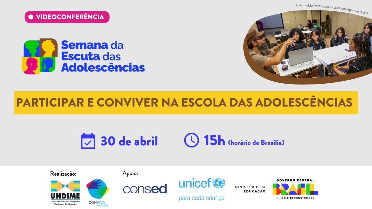 Participar e Conviver na Escola das Adolescências