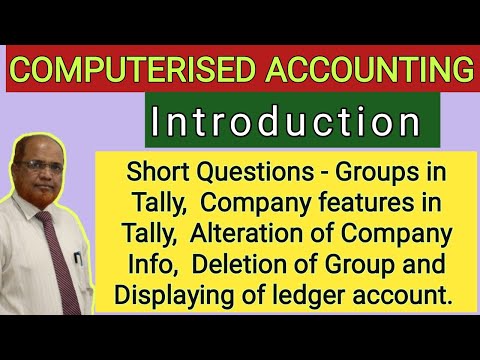 Computerized Accounting I Meaning I Features I Advantages I Differences I Khans Commerce Tutorial I