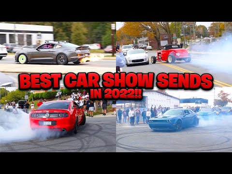 Best Of Cars Leaving Car Shows in 2022! (Burnouts, Hard Sends, Drifts, Donuts, etc)