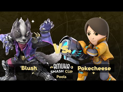 The Amuka Smash Cup - Blush (Wolf) Vs. Pokecheese (Mii Gunner) Pools