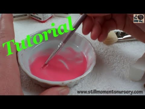 Mottling skin Painting Tutorial with Real Effect air dry paints - Nikki Holland vlog #136