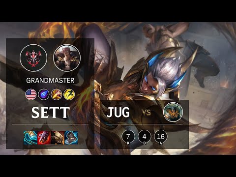 Sett Jungle vs Olaf - NA Grandmaster Patch 11.10