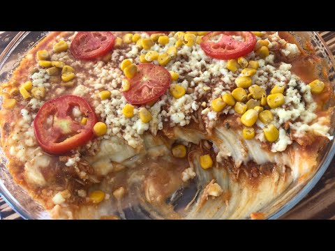 Escondidinho de frango com batata doce fácil e saudável 🤤✅