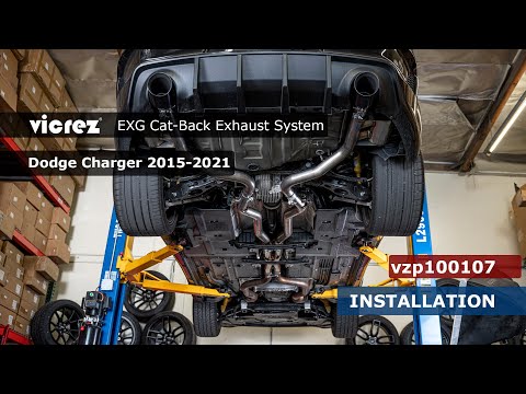 2015-2023 Dodge Charger | Vicrez EXG Cat-Back Exhaust System vzp100107 | Install (Before & After)