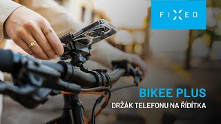Univerzální držák mobilního telefonu na kolo FIXED Bikee Plus, černý