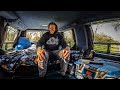 Spring Van Camping In Cold Weather - Giant Firepit Foil Pack