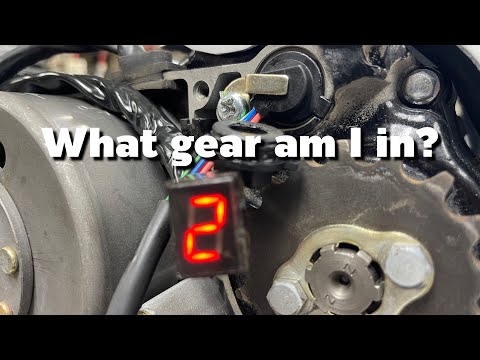 Adding an Amazon gear indicator to my Lifan 125cc powered Honda CT70.
