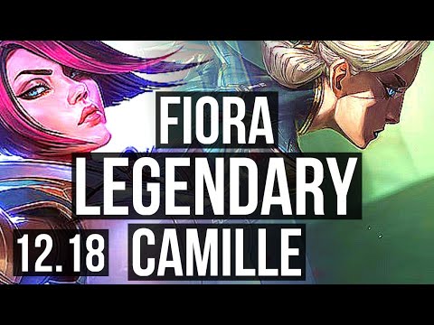 FIORA vs CAMILLE (TOP) | Quadra, 7 solo kills, 900+ games, Legendary | EUW Master | 12.18
