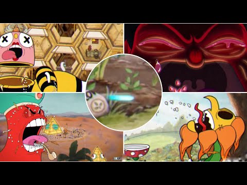 All Cuphead bosses 1 Hit Glitch