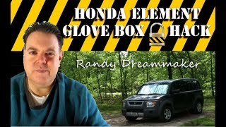 Honda Element Glove Box Lock Repair Hack