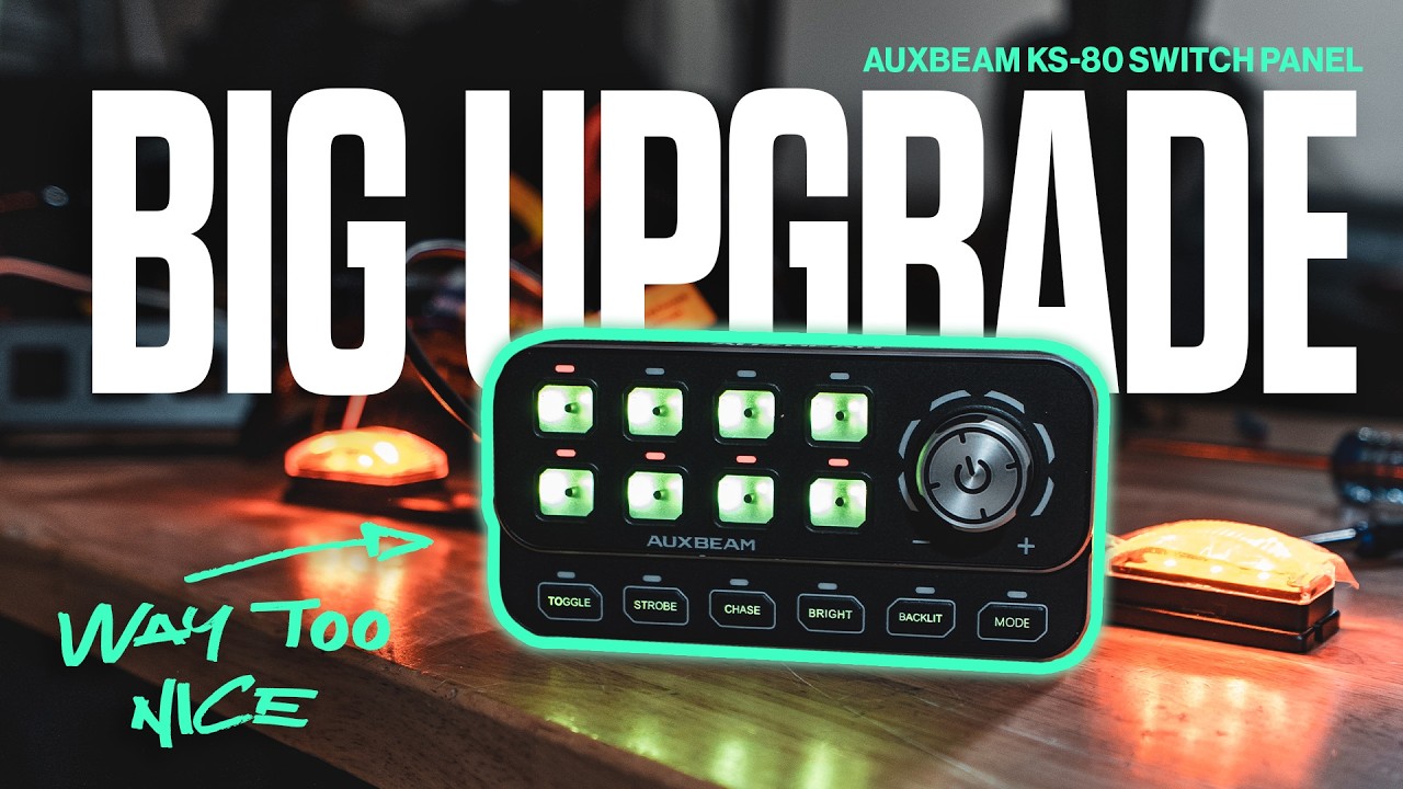 Testing the NEW Auxbeam Switch Panel for My Military HUMVEE Build