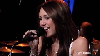 Miley Cyrus Live at Clear Channel Stripped Sessions (2008) HD