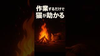 作業すると猫が助かるゲームが優しすぎた。『たき火と猫』
