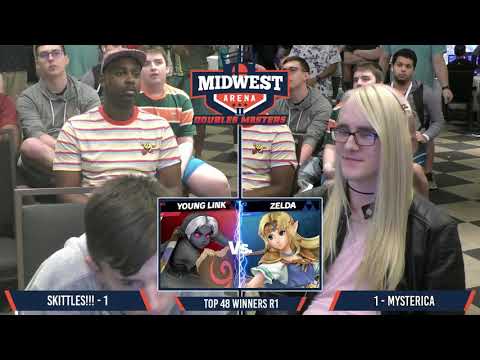 Midwest Arena II Top 48: SKITTLES!!! (Young Link) vs Mystearica (Palutena/Zelda)