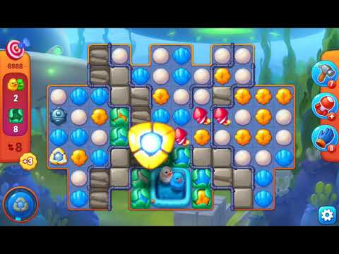Fishdom 2021 - Challenge Level 6988   #playrix #fishdom #gaming